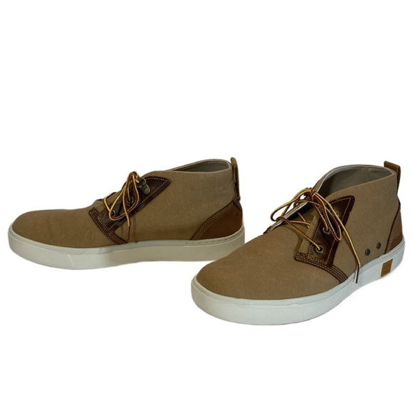 Timberland Sensorflex Brown Lace Up Chukka Boots Men’s Size 10 - Picture 1 of 10